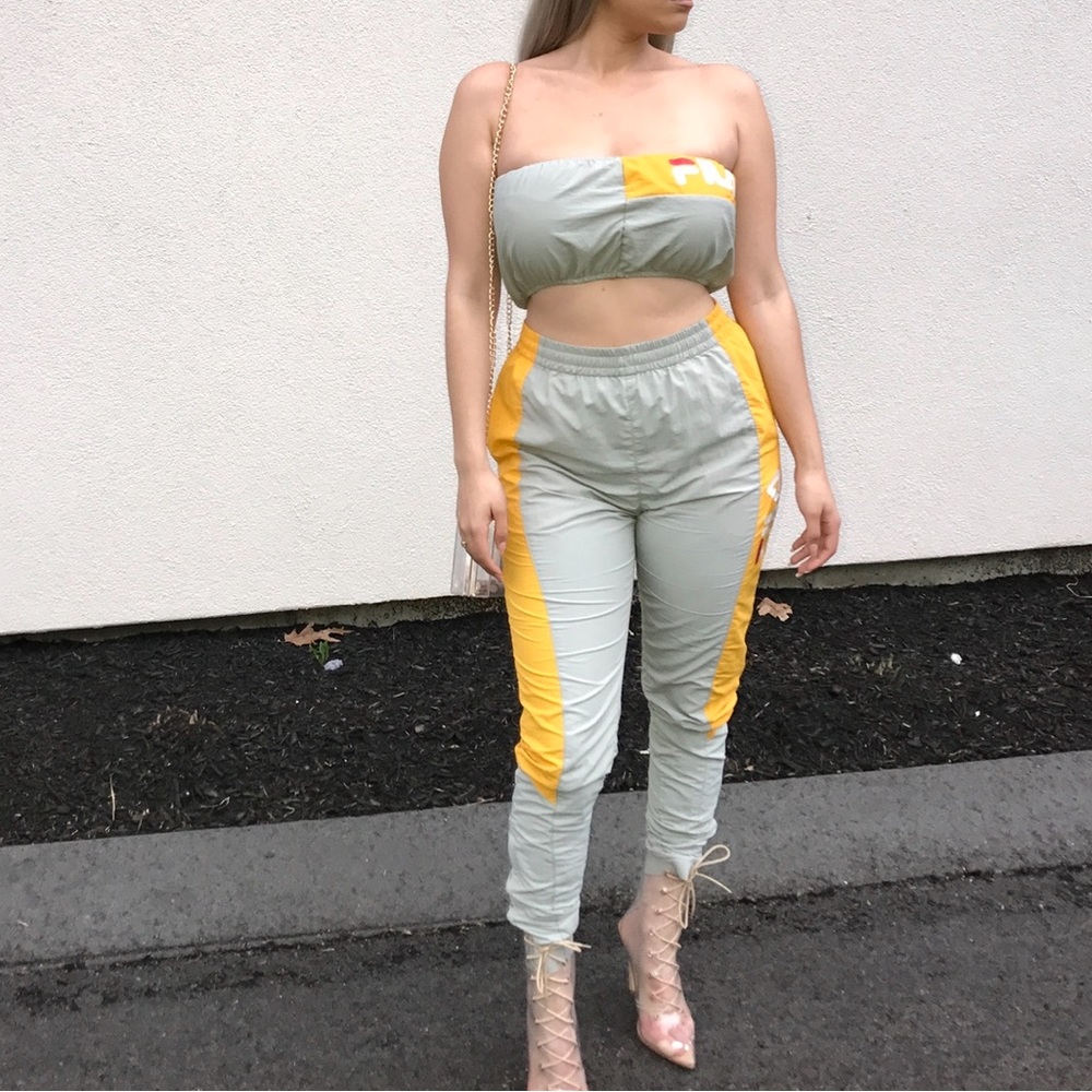 Fila + Uo Barnet Wind Pant | Custom Made Set | Ba… - image 1